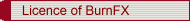 Licence of BurnFX